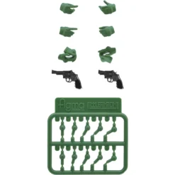 Max Factory LAOP07: Figma Tactical Gloves 2 - Revolver Set (Green)