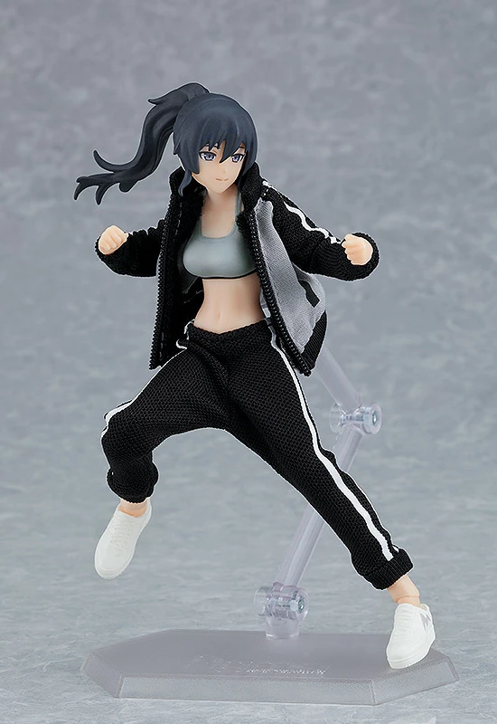 Max Factory Figma Female Body (Makoto) W/ Tracksuit + Tracksuit Skirt Outfit 6 Max Factory Figma Female Body (Makoto) W/ Tracksuit + Tracksuit Skirt Outfit - Image 4