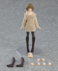 Max Factory Figma Female Body (Chiaki) W/ Off-the-Shoulder Sweater Dress -Max Factory 40f51b0f89224f019fe0cd22dde7eccf.jpg