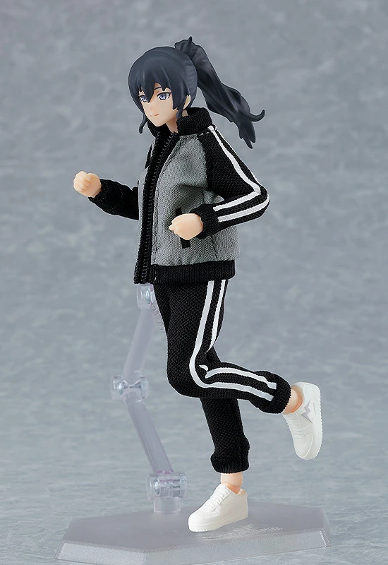 Max Factory Figma Female Body (Makoto) W/ Tracksuit + Tracksuit Skirt Outfit 4 Max Factory Figma Female Body (Makoto) W/ Tracksuit + Tracksuit Skirt Outfit - Image 2