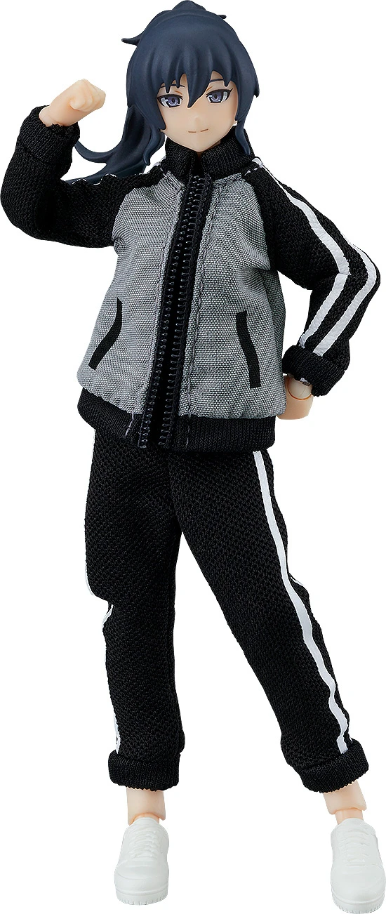 Max Factory Figma Female Body (Makoto) W/ Tracksuit + Tracksuit Skirt Outfit 14 Max Factory Figma Female Body (Makoto) W/ Tracksuit + Tracksuit Skirt Outfit - Image 12