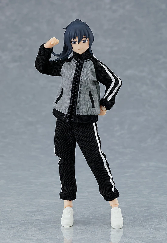 Max Factory Figma Female Body (Makoto) W/ Tracksuit + Tracksuit Skirt Outfit 3 Max Factory Figma Female Body (Makoto) W/ Tracksuit + Tracksuit Skirt Outfit