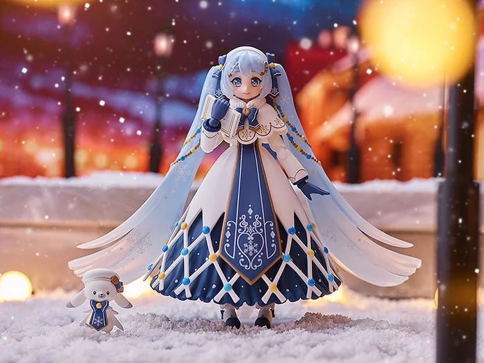 Max Factory Figma Snow Miku: Glowing Snow Ver. 4 Max Factory Figma Snow Miku: Glowing Snow Ver. - Image 2